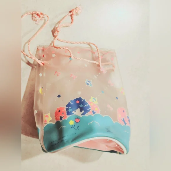 Vintage 1976 Sanrio Little Twin Stars Cinch Bag - Picture 3 of 10